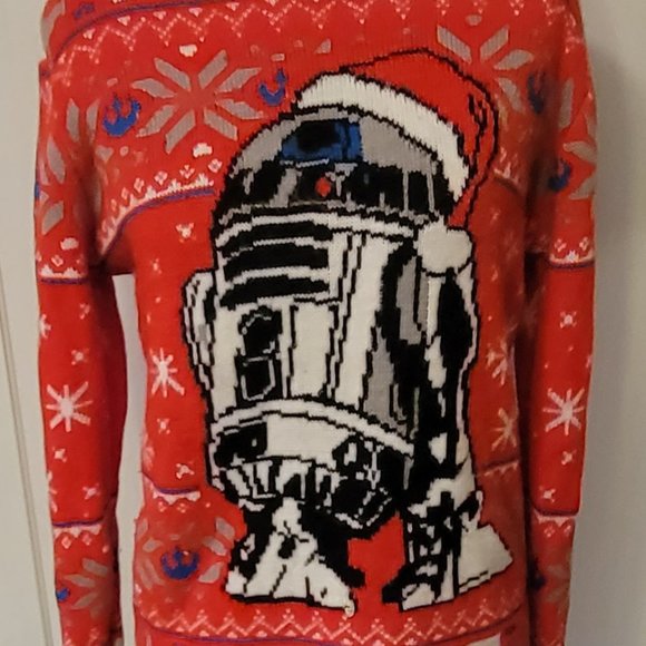 Star Wars Sweaters Star Wars R2d2 Ugly Christmas Sweater